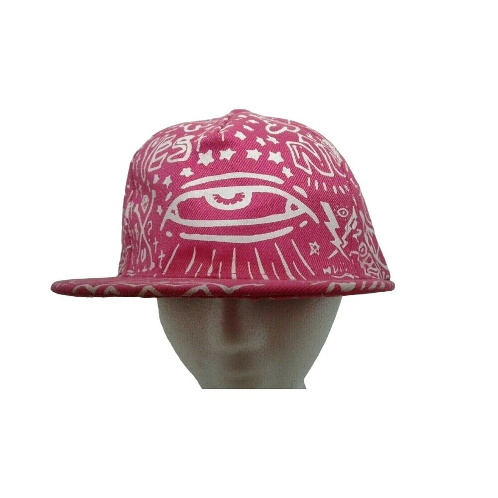 Fashion Vintage Flat Bill  Hippie Eye Hip-hop Hat